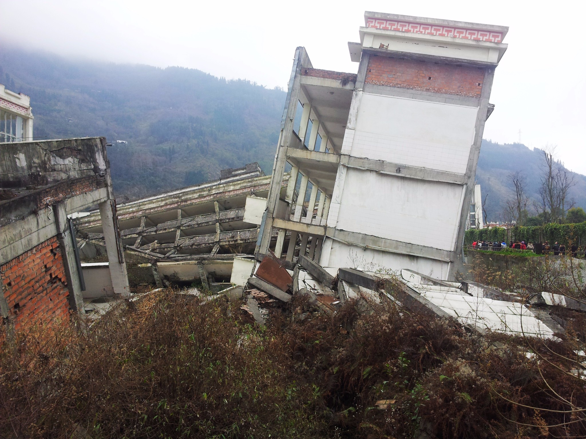 映秀地震遗址