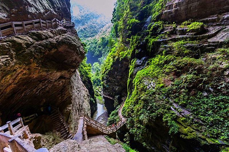 重庆龙水峡地缝官方门票 (极速入园免排队 门票包含转