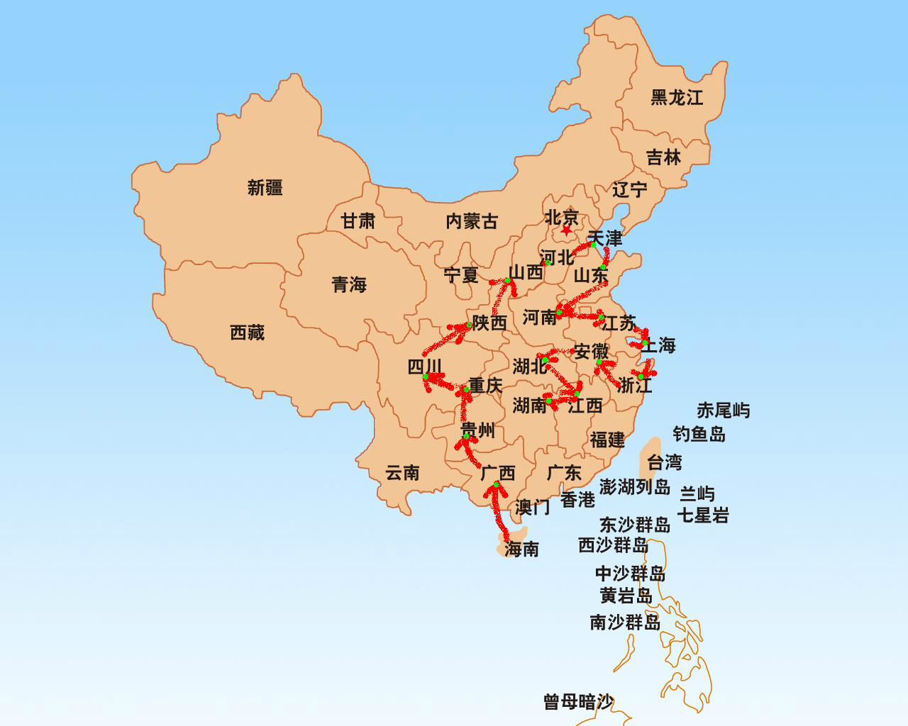 想要搭火车环游中国,可不知道如何设计路线才比较合理